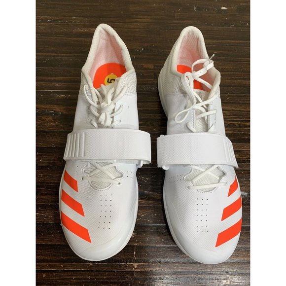 Adidas Adizero Triple Jump Pole Vault Spikes Mens 15 No Spikes 3 Stripes BB4956 - Picture 4 of 7